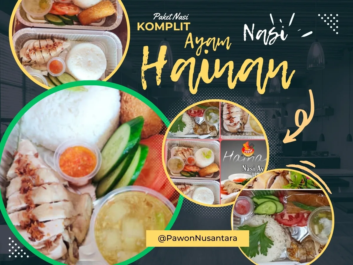 Paket Nasi Hainan: pilihan menu Pawon untuk makan harian dan acara kecil